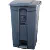 DEL UK 80L Step-On / Foot Pedal Waste Bin- Grey