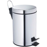 Stainless Waste Bin ( pedal dust bin) 20 Litres - Silver