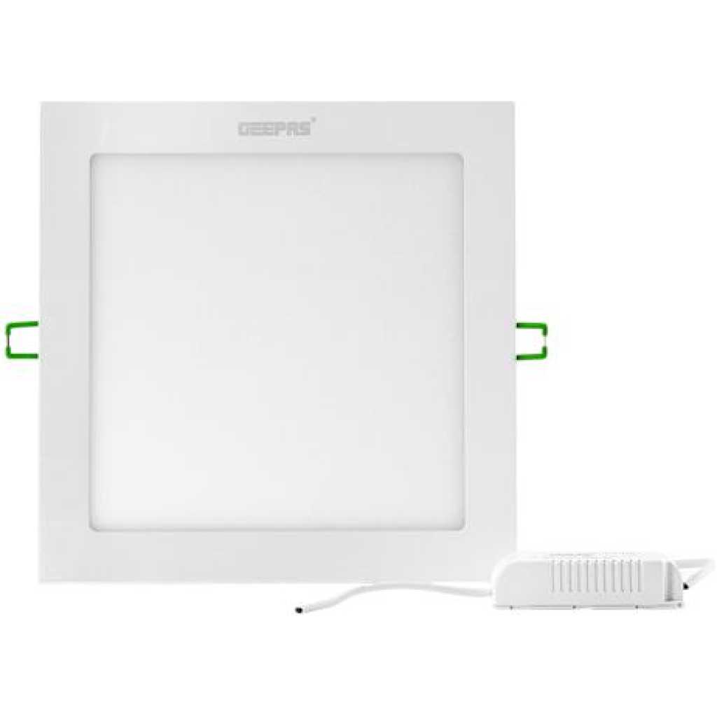 Geepas | GESL55025 Square Slim Downlight Led 12W - Downlight Ceiling Light