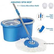 360 Spin Magic Mop with Bucket -Blue