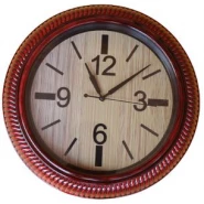 Medium Wall Clock - Brown