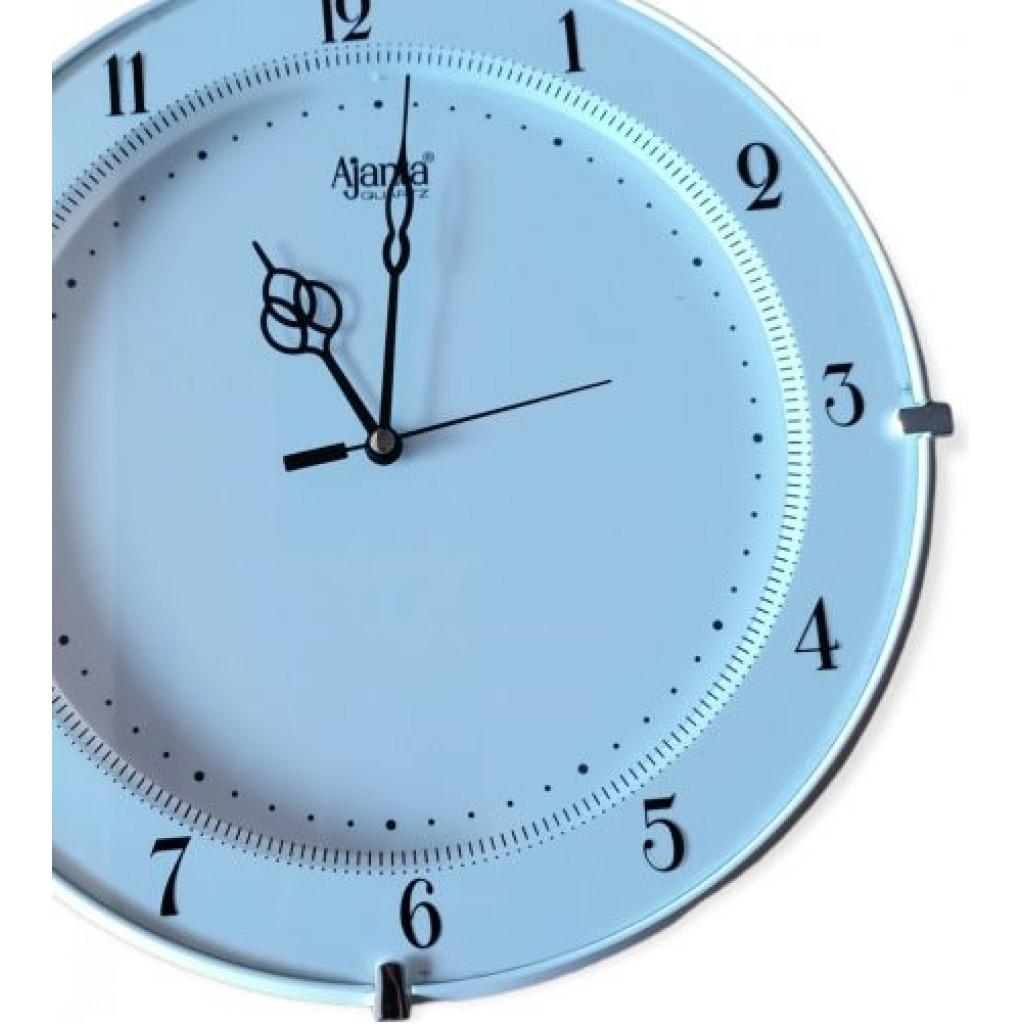 Ajanta Quartz Wall Clock Round Dial Shape 897 – White Wall Clocks TilyExpress 2