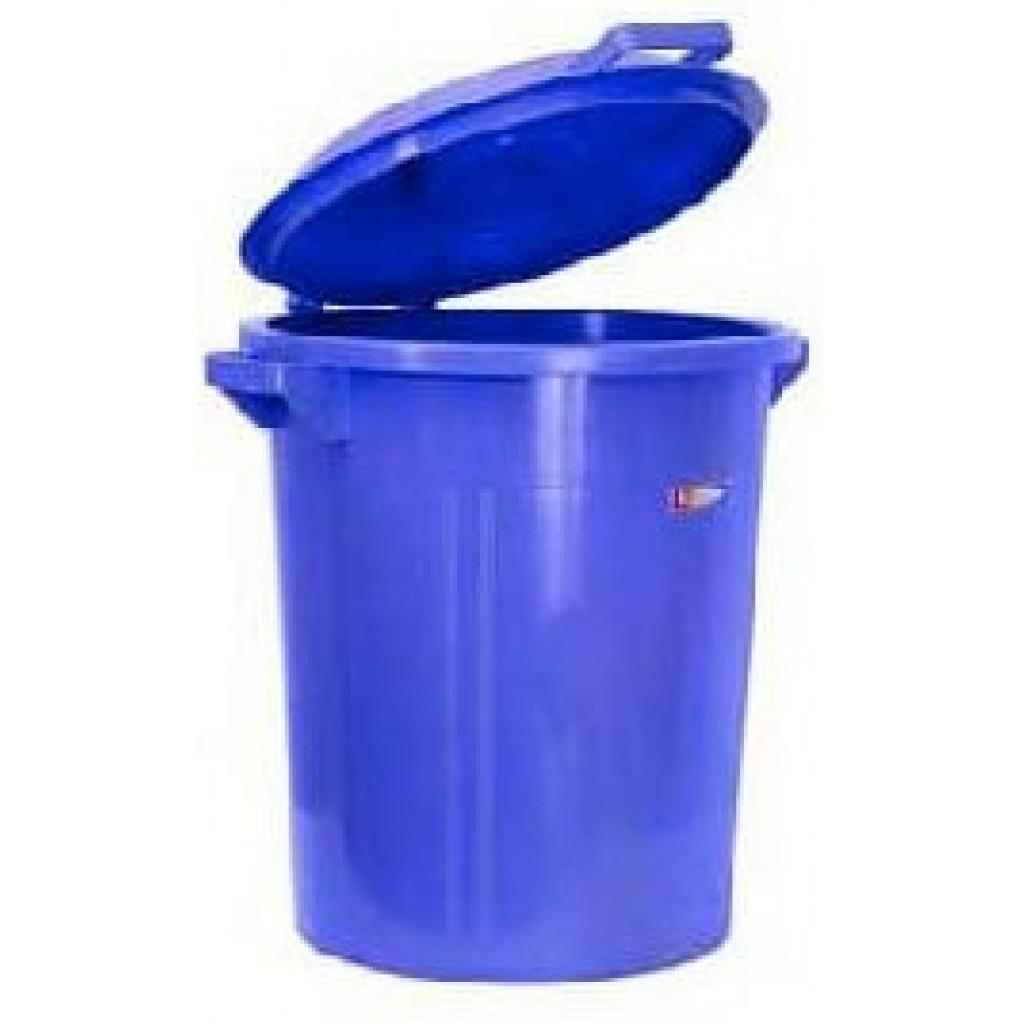 60ltrs Bin Bucket Complast Hard Body - multi color blue, green, red, black