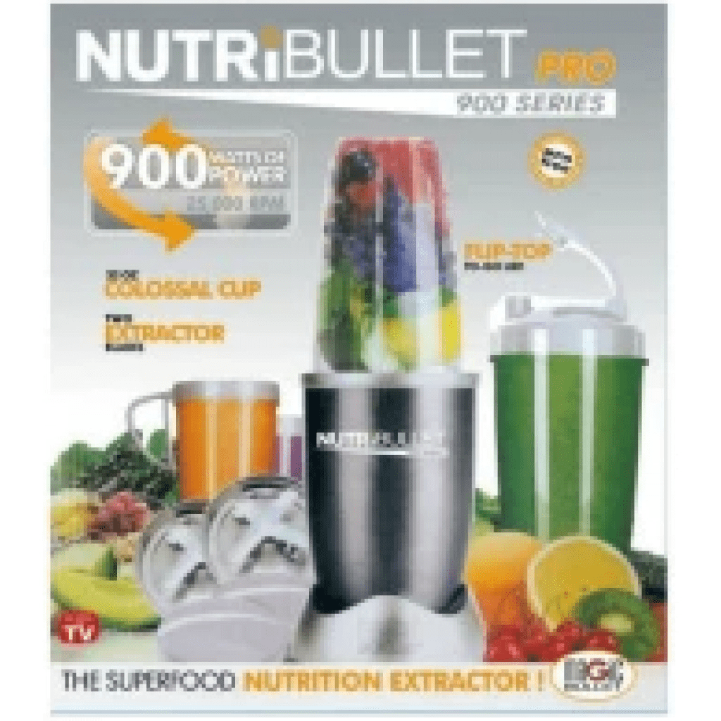 NutriBullet Blender, High Speed 900W Blender/Mixer/Smoothie Maker Food Processor