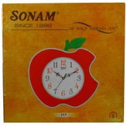 Sonam Wall Clock-Red