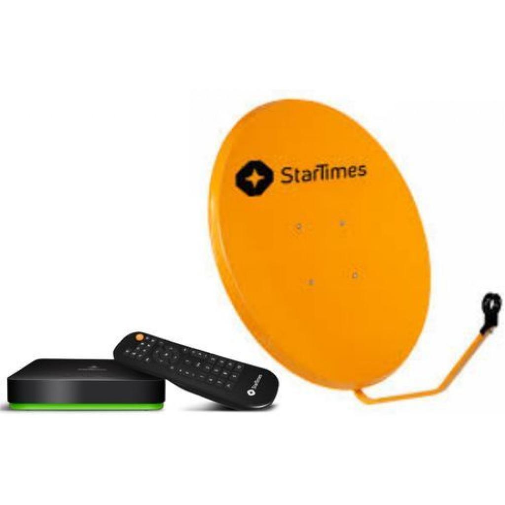 Startimes Combo Decoder and Dish - Black/Green