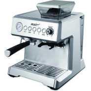 Maier Pump Steam Coffee, Espresso and Cappuccino Maker Machine MR-5455 -Silver