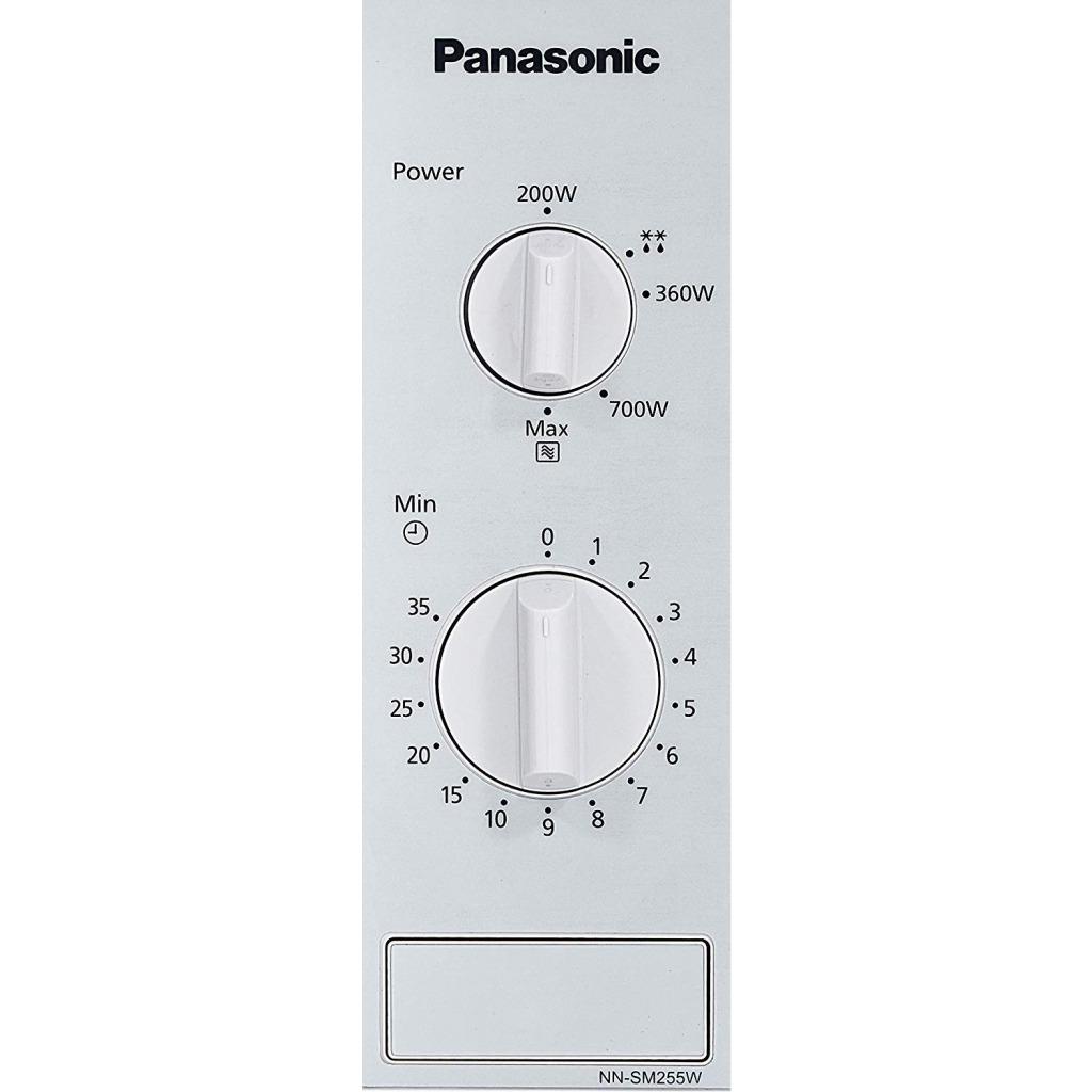 Panasonic 20L Solo Microwave Oven (NN-SM255WFDG) – White Black Friday TilyExpress 12