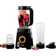 Geepas GSB44033 3 in 1 Blender, Unbreakable Jar Smoothie Blender - Black