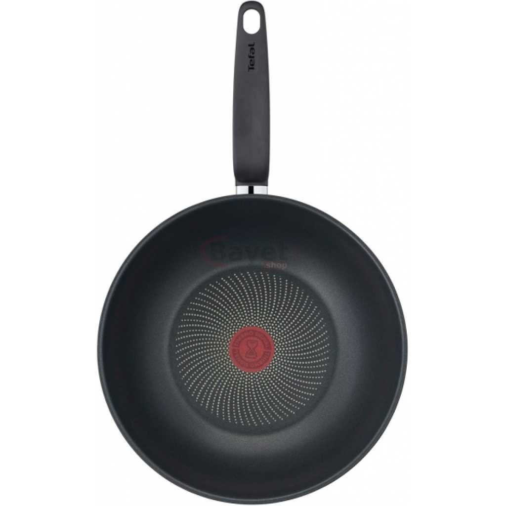 Tefal Primary 28CM Non-stick Wok Pan E3091904 – Stainless Steel (Gas, Electric & Induction)