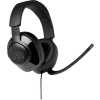 JBL Quantum 200 Gaming Headphones, Wired Over Ear Gaming Headphones with mic - Black