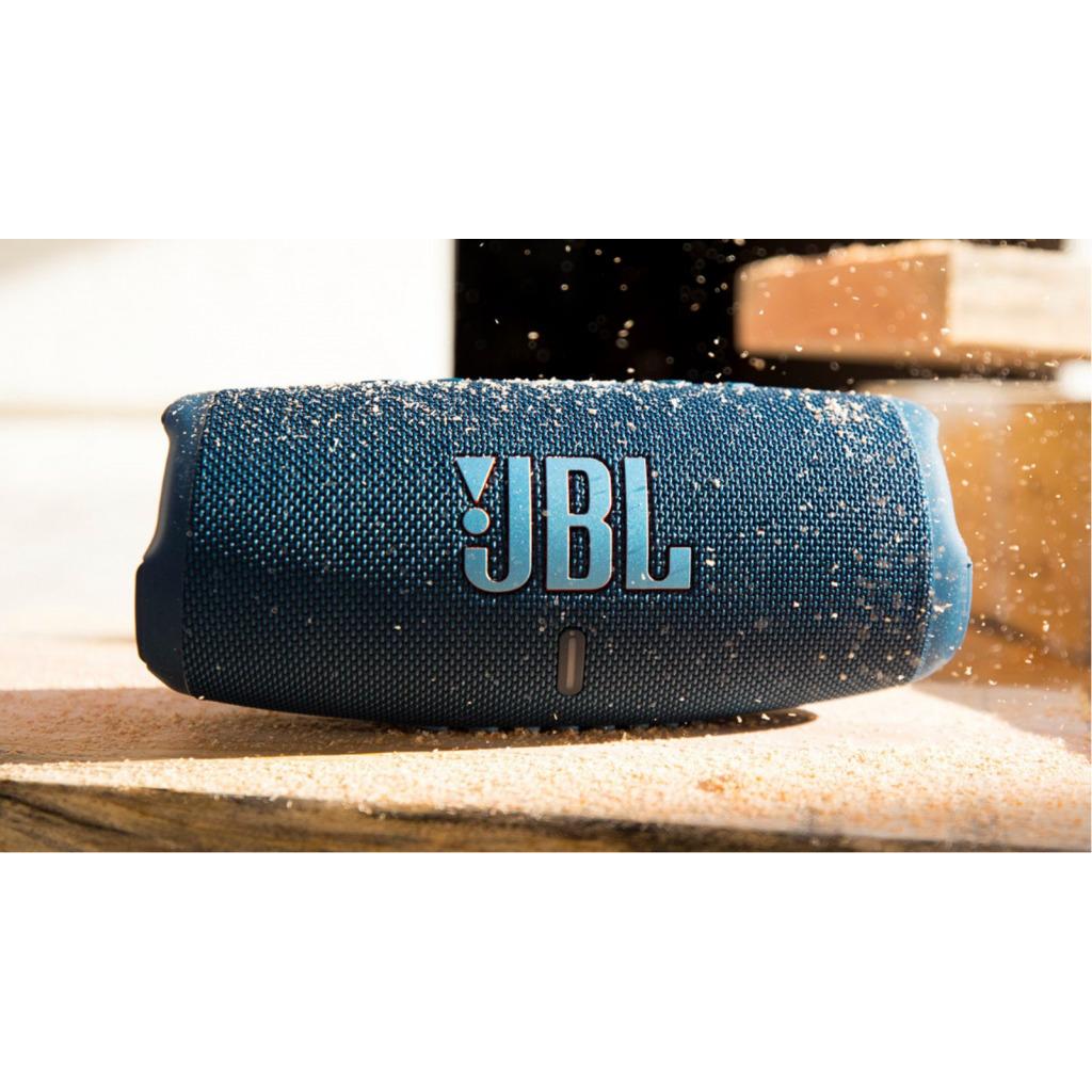 JBL Charge 5 Speaker, Portable IP67 Waterproof Wireless Bluetooth Speaker, JBL Pro Sound, 20 Hours Play Time, Built-in 7500mAh Power Bank - Blue