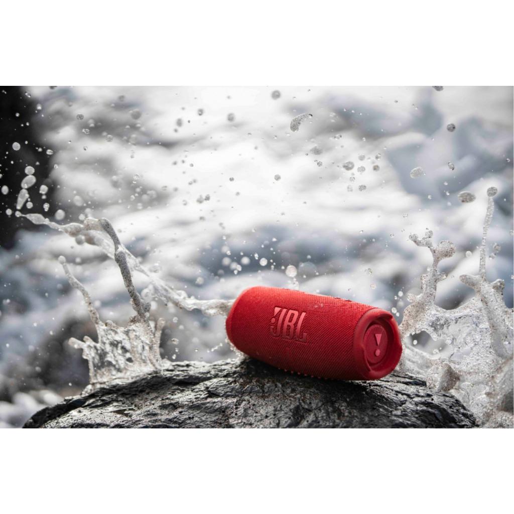 JBL Charge 5 Speaker, Portable IP67 Waterproof Wireless Bluetooth Speaker, JBL Pro Sound, 20 Hours Play Time, Built-in 7500mAh Power Bank - Red