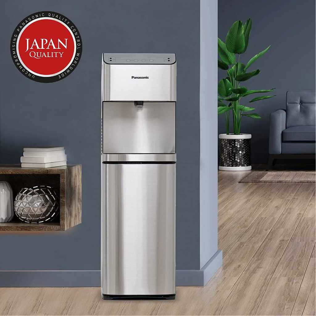 Panasonic Bottom Loading Touchless Water Dispenser SDM-WD3531BG, UV Sterilization, Child Safety Lock, Hot, Cold & Normal - Stainless Steel