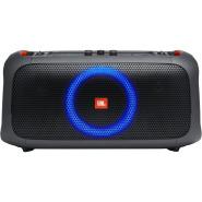 JBL PartyBox On-The-Go Portable Karaoke Party Speaker with Wireless Microphone, 100W Power Output, IPX4 Splashproof, 6 Playtime Hours, Shoulder Strap and Wireless 2 Party Speakers Pairing (Black) Bluetooth Speakers TilyExpress
