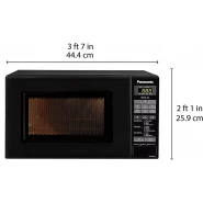 Panasonic 20L Solo Microwave Oven (NN-ST266BFDG, Black, 51 Auto Menus)