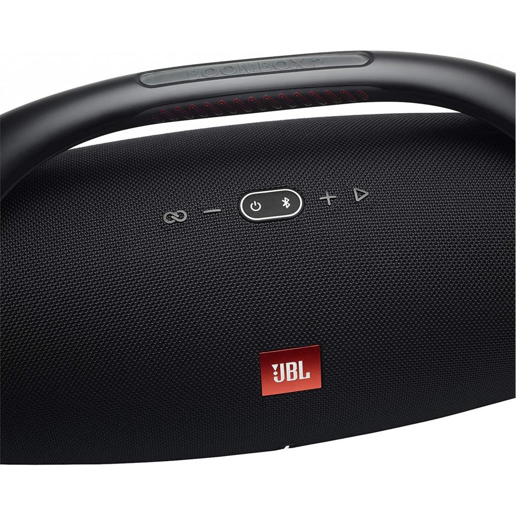 JBL Boombox 2 Speaker, Wireless Bluetooth Speaker, Waterproof with Indoor and Outdoor Modes, Powerbank and Bluetooth 5.1 - Black