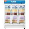 ADH 835-Litre Tripple Display Cooler; Verticle Display Chiller, Tripple Door Showcase Beverage Refrigerator - White