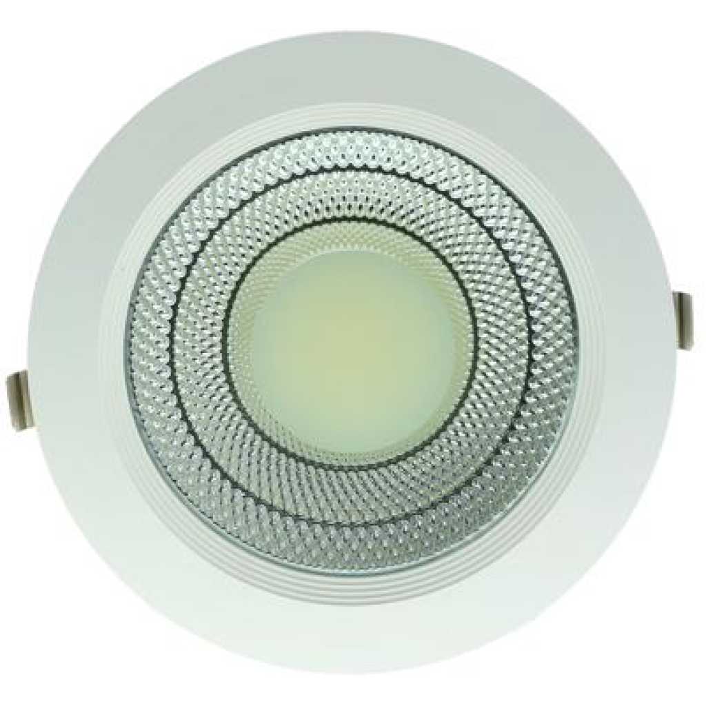 Geepas GESL55061 Round Slim Downlight Led 25W - Downlight Ceiling Light | Natural Cool White 6500K | Long Life 50,000 Burning Hours | Ultra Slim | 1 Years Warranty