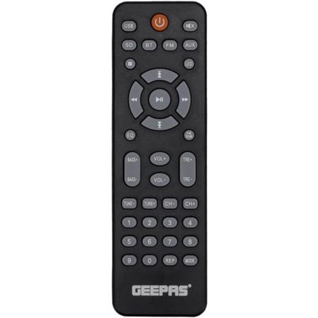 Geepas | GMS8522 GMS8522 3.1 Immersive Sound, 40000 Watts PMPO, Booming Bass, 3.5mm Audio, USB, Bluetooth & Multiple Device Inputs - PC, PS4, Xbox, TV, Smartphone, Tablet, Home Theatre System