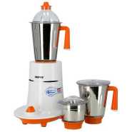 Geepas GSB5080 550W 3-in-1 Mixer Grinder - Stainless Steel Jars & Blades - 3 Speed, Safety Twist Lock - Perfect for Dry & Wet Fine Grinding | 2 Years Warranty