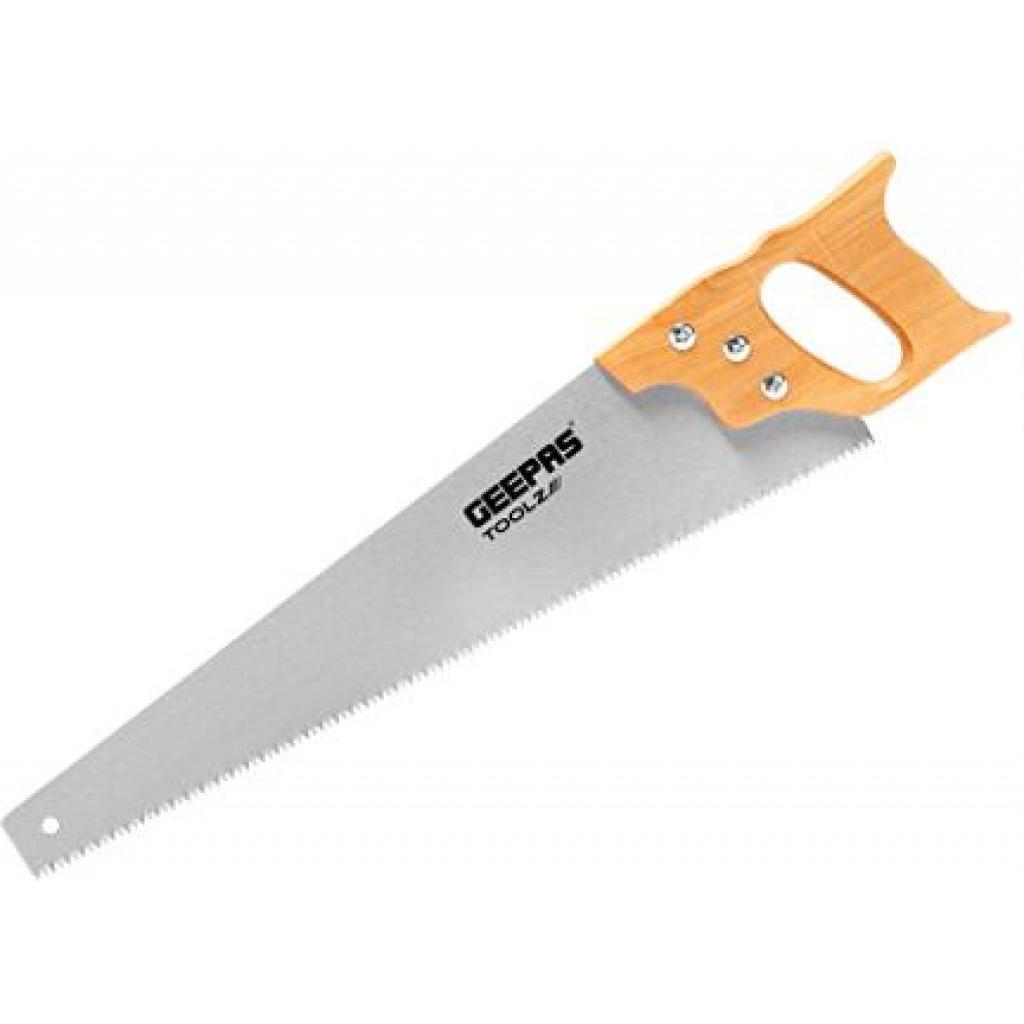Geepas | GT59214 18" Hand Saw - Universal-Cut Soft-Grip With Wooden Handle