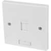 Single Face Plate For RJ45, Ethernet Switch (White)