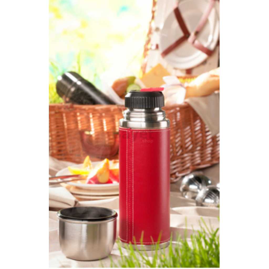 Tefal Senator 1L Portable Travel Vacuum Flask K3068414 – Red