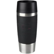 Tefal Grande Portable Leakproof Thermal Vacuum Travel Mug 0.36-Litres, 360 Drinking Edge K3081114, Hot & Cold – Black Commuter & Travel Mugs TilyExpress 2
