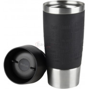 Tefal Grande Portable Leakproof Thermal Vacuum Travel Mug 0.36-Litres, 360 Drinking Edge K3081114, Hot & Cold – Black Commuter & Travel Mugs TilyExpress