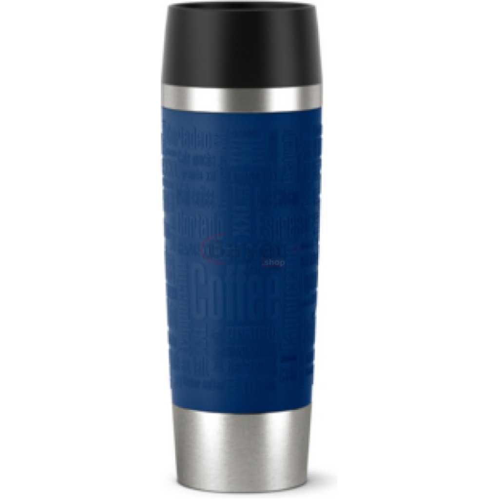 Tefal Grande Leakproof Thermal Travel Mug 0.5 – Litres, 360 Drinking Edge K3082214 – Blue