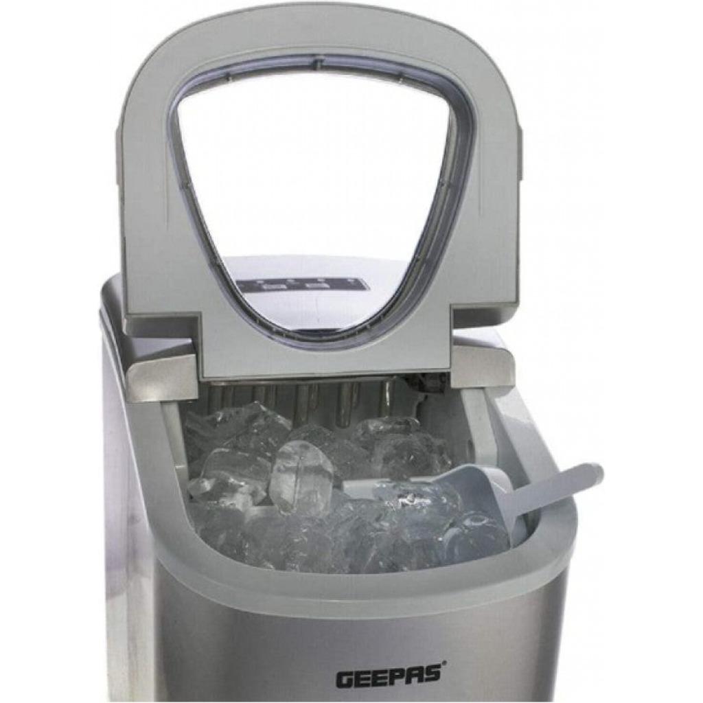 Geepas GIM63015 UK Portable Instant Ice Cube Maker Machine - Silver