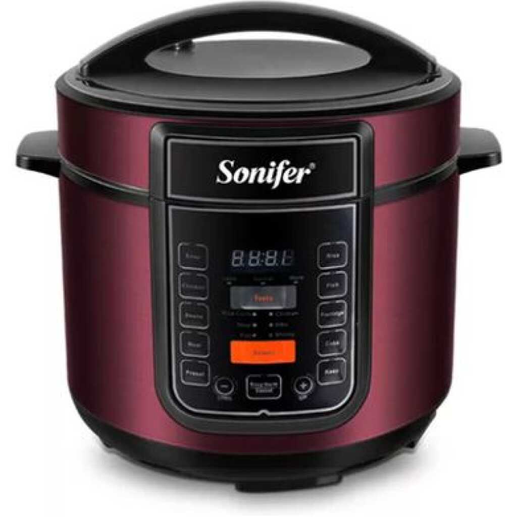 Sonifer Multi Function 5L Electric Pressure Cooker Rice Cooker Steamer - Multi-colour. .