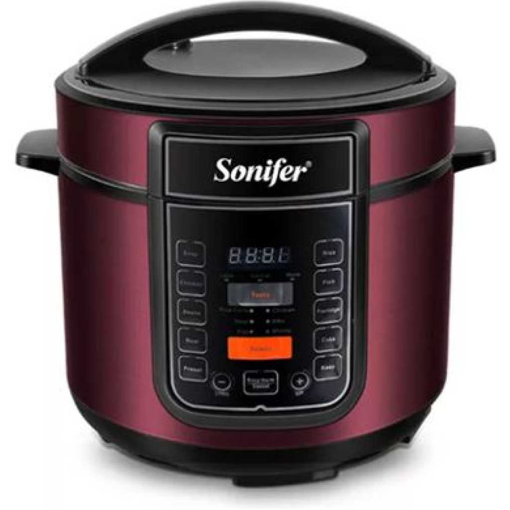 Sonifer Multi Function 5L Electric Pressure Cooker Rice Cooker Steamer - Multi-colour. .