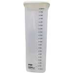Storage Container, Cereal Food Box With Measurement Marks, 2L - White