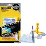 Car Glass Windshield Repair Kit, Tools Kit for Fixing Cracks, Chips, Scratches, Yellow