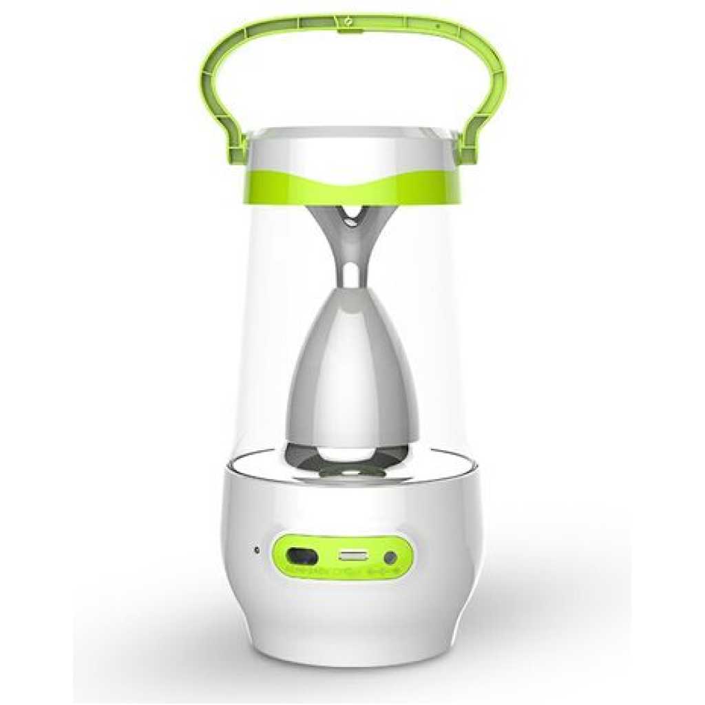 Led Emergency Rechargeable Solar Lamp Lantern - Green