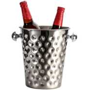 5 Litre Stainless steel Champagne, Wine Ice Bucket - Silver.