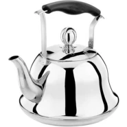 4 Litres Whistling Tea Boiling Kettle - Silver