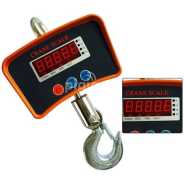 1 Tonne Rechargeable Hanging Crane Weighing Scale - Black