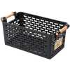 Fridge Storage Rack Shelf Holder Bathroom Desktop Basket - Black