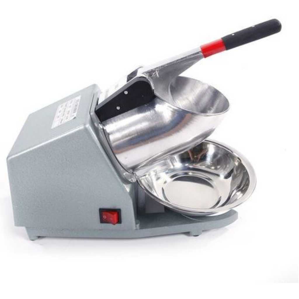 Electric Ice Crusher, Shaver Chopper Machine - Silver