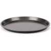 Non-Stick Pizza Steel Baking Round Oven Tray Pan, 30cm - Black