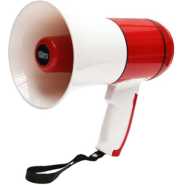 Loudspeaker Megaphone With Recording Reading Advertising Hawker- Multi-colour