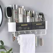 Linkidea Adhesive Electric Toothbrush Holder Wall Mounted, Wall Toothbrush  Toothpaste Razor Storage Set for Bathroom Organizer, Hanger & Hooks for  Shaver Loofah (White) 