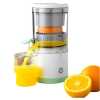 Portable Electric Citrus Juicer Rechargeable Hands-Free Orange Juicer Lemon Squeezer with USB and Cleaning Brush