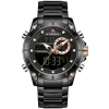 Naviforce Chronograph Men's Dated And Water Resistant Watch - Black