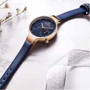 Naviforce Ladies Faux Leather Designer Watch – Blue Women's Watches TilyExpress