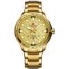 Naviforce Men's Stainless Steel Wrist Watch - Gold