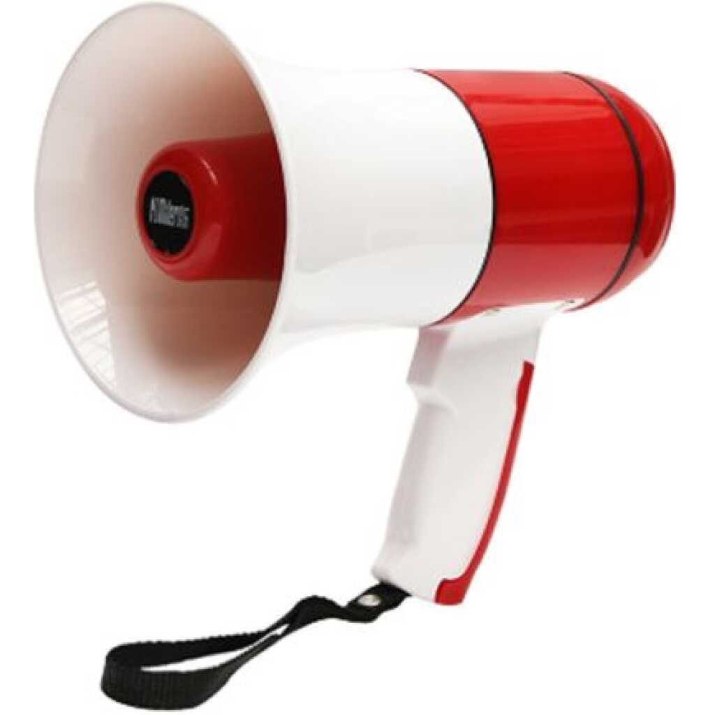 Loudspeaker Megaphone With Recording Reading Advertising Hawker- Multi-colour